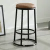 Taburete Alto de Tres Anillos Extra Grueso, Taburete Alto de Barra, Silla Alta para Adultos en Casa, Silla de Mostrador, Taburete Alto de Lujo Ligero para Arcade, Taburete Redondo