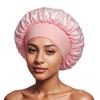 Chapéu Feminino de Aba Larga e Alta Elasticidade Amazon Touca de Cetim para Noite Touca de Banho para Cabeleireiro Material de Alta Qualidade Touca de Cetim para Cuidado Capilar