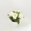 Decorações de Flores Peônia Simuladas em Vasos Decoração de Quarto Flor Artificial de Seda Indoor Decorações para Sala de Estar