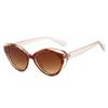 Nuevos Lentes de Sol Retro Ojo de Gato 2025 para Mujer Modernos para Cara Cuadrada Adelgazantes Mismo Estilo Libro Rojo Pequeño Estilo Europeo y Americano Lentes de Sol de Alta Gama