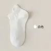 Calcetines de verano para mujer, algodón puro, malla fina, transpirables, 100% algodón, antibacterianos 10A, sin costuras, todo algodón, con tiradores, calcetines cortos