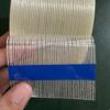 Venta Directa de Fábrica Engrosada Malla de Vidrio Adhesivo Fuerte para Mascotas Tira Rayada Redonda Cinta de Fibra para Empaque de Baterías de Litio Alfombra