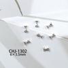 Aleación Mini Lazo Accesorios para Uñas Arte de Uñas Temperamento Hada Oro Plata Nuevo Usable Uña Accesorios para Uñas