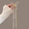 Nuevo Clip Pinza para Agarrar Pelo de Mariposa Super Hada con Borla Hueco Pinza de Tiburón para Agarrar la Parte Posterior de la Cabeza Placa para Cabello Trenzado Tocado Elegante Accesorios para el Cabello