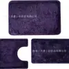 Alfombrilla de Piso Simple Más Vendida en Amazon Transfronteriza Imitación Cachemir para el Hogar Baño Color Sólido Inodoro Juego de Tres Piezas Alfombrilla Resistente a las Manchas