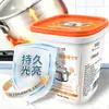 Pasta de Limpeza Doméstica de Aço Inoxidável Remove Manchas de Calcário, Ferrugem, Queimado Preto e Polir Superfícies Metálicas de Eletrodomésticos de Cozinha e Coifas