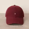 Sombrero Pequeño Versátil para Adelgazar el Rostro de Otoño e Invierno con Bordado de Letra Simple, Gorra de Béisbol de Ala Ancha para Hombres y Mujeres, Gorra de Béisbol Versátil Estilo Coreano