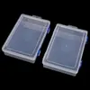 Flip Rectangular Fivela Dupla Caixa Vazia Caixa de Armazenamento de Plástico Transparente Equipamento de Pesca Papelaria Ferramentas de Hardware Peças de Reposição Caixa de Embalagem
