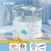 Tina de baño para bebé, plegable, para uso en casa, transparente, interior, para niños, recién nacidos, tina de baño, alberca