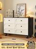 Cómoda de Madera Maciza Gabinete de Almacenamiento para Dormitorio Gabinete de Almacenamiento para Apartamento Pequeño Cómoda para Sala de Estar Gabinete con Cajones Estilo Francés Gabinete de Cajones Simple Mesita de Noche