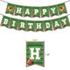 Decoración para Fiesta de Cumpleaños con Tema de Rugby Cumpleaños de Niños Banner de Flores al por Mayor Diseño Original