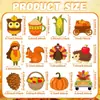 Decoraciones de Madera DIY de Otoño, Decoraciones de Acción de Gracias, Adornos para Árboles, Gnomos de Calabaza Vintage de Otoño, Decoraciones de Maíz