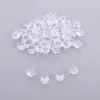Tampões de Ouvido de Silicone DIY, Tampões de Ouvido Transparentes, Acessórios de Joia DIY, Stoppers para Brincos, Tampões Traseiros Transparentes Antiderrapantes, Tampões de Ouvido de Hambúrguer