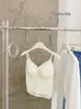 Camisola ajustada con hermoso diseño en la espalda para mujer, chaleco reductor con sujetador incorporado, puro y deseable, estilo fino de verano con encaje y almohadillas en el pecho, se puede usar sola