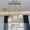 Restaurante Lustre de Cristal Lâmpadas Nórdicas Sala de Jantar Bar Mesa Estudo Personalizado Três Cabeças Luz Luxo Pós-moderno Simples Lâmpada de Sala de Jantar