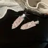 Presilha de Cabelo Espuma de Leite de Amora Cheia de Strass, Presilha Bico de Pato de Alta Qualidade, Acessório para Franja e Cabelo, Nova Estampa 2026 Presilha para Mulheres
