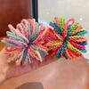 50 gomas elásticas para el cabello de alta calidad sin pelo para niños, cuerda para la cabeza de bebé, gomas elásticas de cuero para niñas, cuerda para el cabello de niña pequeña