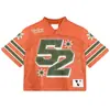 2026 Camiseta Deportiva Retro de Comercio Exterior Transfronteriza Personalizable Estilo Europeo y Americano Holgada Cuello en V Camiseta de Fan para Jóvenes Hombres y Mujeres