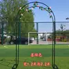 Suporte de Flores em Arco Estrutura de Treliça Suporte de Flores Rosa para Jardim Planta Pothos Clematis Suporte para Plantas Arco de Flores para Exterior Decoração de Pátio