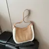 Bolso de Ante para Hombro Transfronterizo para Mujer 2026 Nuevo Otoño e Invierno Peludo Moda Nicho Casual Bolso de Hombro Cruzado
