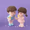 Nuevos Lindos Adornos de Verano para Pareja, Paisajismo en Miniatura, Jardinería, Accesorios de Decoración DIY, Adornos de Plástico Lindos para Pareja de Verano