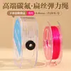 Chen Rollo Pequeño de 20 m Caja de Cuerda Elástica Plana para Pulseras de Cristal DIY, Cuerda Trenzada Hecha a Mano, Cuerda Elástica