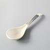 Colher grande estilo japonês colher de sopa sob esmalte cerâmica hotel máquina doméstica impressa colher de cabo longo Amazon