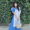 Disfraz de Sirvienta de Alicia en el País de las Maravillas para Halloween Cosplay Lolita Manga Corta Chica Suave Vestido de Princesa Dropshipping