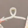 Princesa en la Huida Lazo Grande Pinza para el Cabello Accesorios Coreanos Pinza de Tiburón Pinza para el Cabello de Sentido Avanzado Adorno para la Cabeza de Mujer