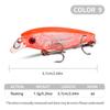 Señuelo Minnow Sumergible Micro Mini 4.5cm/3g - 7.5g/6.7cm Perla Sonora Señuelo Artificial Duro para Lubina