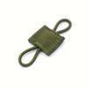 Mochila Táctica para Exteriores Sistema Moll Accesorios Chaleco Accesorios Hebilla Táctica Camuflaje Agujero Cuerda Multiusos