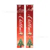 Bandera colgante de pareado navideño transfronterizo Banner decorativo para porche con temática de Grinch hecho de material de poliéster para fiestas navideñas, personalizable