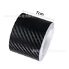 Fita Antirrisco para Borda de Porta de Carro 1-10m Tira de Proteção 3D Nano Fibra de Carbono Universal para Retrovisor Filme Impermeável para Uso em Carro