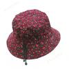 Novedad Primavera y Otoño Sombrero de Flor de Cúpula Sombrero de Sol para Madre Sombrero de Maceta Floral para Señora Mayor Sombrero de Pescador Sombrero de Doble Cara Sombrero de Mujer