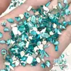 Pedras de Strass em Forma de Gota com Fundo Plano para Nail Art, Pedras de Strass Azuis de Formato Irregular, Pedras de Strass com Fundo Plano em Forma de Gota Azul Lago para Nail Art