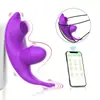 Cepillo de Cerdas Lame-Lengua Masturbador Femenino Exterior Invisible Usable APP Vibración Usable Invisible Juguetes Sexuales Eróticos para Adultos