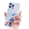 Funda de Teléfono de Arena Movediza Dos en Uno con Deslizador de Aplicaciones de Icono de Escritorio de Apple Adecuada para 16Pm/16/15P Diseño de Arena Movediza