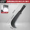 Cuchillo de Cocina de Acero al Manganeso al por Mayor, Cuchillo para Leñador para Uso Doméstico, Herramienta Esencial de Acero al Manganeso Engrosado para Cortar Madera, Cortar Bambú en Exteriores