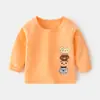 Camiseta de Manga Larga para Bebé Niños, Estilo Verano, Top Infantil de Lycra, Capa Base, Ropa de Otoño