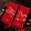 Envelope Vermelho Original Pronto para Usar Ano do Cavalo 2026, Envelope Vermelho Personalizado com Logo Corporativo, Presente Empresarial, Envelope de Ano Novo