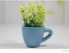 Mini Vaso Cerâmico Magnético Decorativo Criativo Transfronteiriço 3D Realista Pequeno Vaso de Flores Fofo Ímã Decorativo de Geladeira
