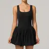 Vestido Deportivo Floral Popular Transfronterizo para Mujer, Conjunto de una Pieza de Secado Rápido Anti-Exposición para Correr al Aire Libre, Fitness y Tenis