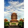 Cuatro edificios famosos, Torre del Grulla Amarilla, Torre Yueyang, Pabellón Tengwang, Pabellón Penglai, Póster, Pintura de Decoración para el Hogar, Marco de Fotos, Pintura de Pared, Pintura Mural