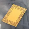 Cartões Postais a Laser com Pequenos Furos Vazados Que Não Amarelam, Cartões de Renda a Laser, Cartões Decorativos para Diários, Impressão Yiwu