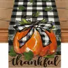Amazon Transfronterizo Camino de Mesa de Otoño Producto Nuevo Festival de la Cosecha de Otoño Calabazas Pequeñas Hojas de Arce Exquisito Creativo Textiles para el Hogar