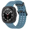 Adequado para Samsung Watch Ultra47Mm Pulseira Esportiva de Silicone 7 Ultra Pulseira de Silicone Porosa Respirável