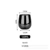 Copa de vino de acero inoxidable 304 de capa única de 500 ml, copa de vino tipo barril de gran capacidad colorida, resistente a caídas, con recubrimiento de cobre