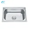 Suministro especial para lavabo de acero inoxidable 304 para lavado de manos con pasivación, bajo encimera, fregadero grueso, fregadero de cocina grande individual integrado