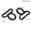 Hebilla de plástico de 19~50 mm para cinturón, hebilla de lazo, hebilla de ajuste para correas, accesorios para hebillas de equipaje
