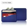 Portatarjetas de Cuero PU Creativo Transfronterizo con Múltiples Ranuras para Tarjetas Estilo Ins Cuero Sintético Hilo de Coser Engrosado Portatarjetas Portatarjetas